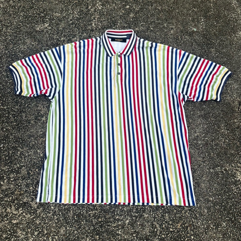 Colorful Striped Polo Shirt
